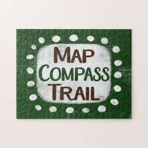 Karte Compass Trail Jigsaw Puzzle