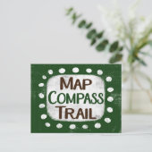 Karte Compass Trail Postkarte (Stehend Vorderseite)