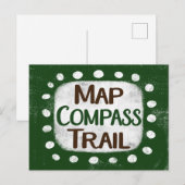 Karte Compass Trail Postkarte (Vorne/Hinten)