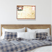 Karte Concarneau Leinwanddruck (Insitu (Schlafzimmer))
