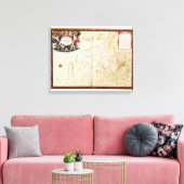 Karte Concarneau Leinwanddruck (Insitu (Wohnzimmer))