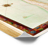 Karte Concarneau Poster (Ecke)