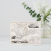 KARTE: CRIMEA, c1855 Postkarte (Stehend Vorderseite)