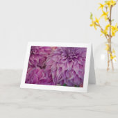 Karte, "Dahlia # 151" Karte (Gelbe Blume)