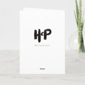 Karte "DANK EWE" (Rückseite)