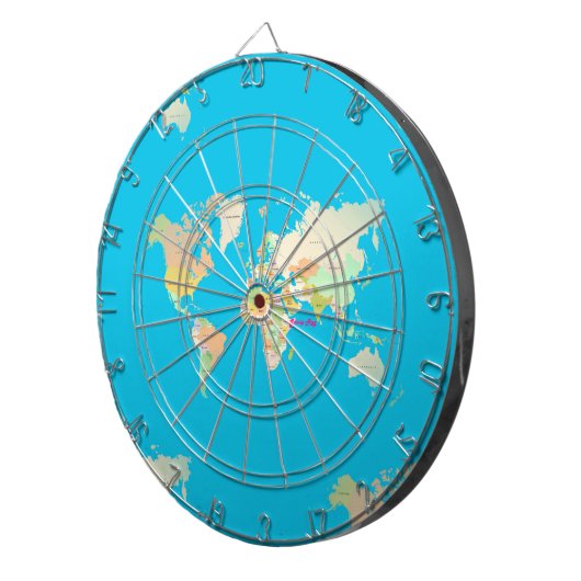 Karte Dartscheibe (Vorderseite rechts)