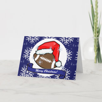 Karte - Decorative Santa Football