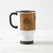 Karte der AFRICA Leopard Spots Wildlife Tasse (Links)