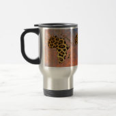 Karte der AFRICA Leopard Spots Wildlife Tasse (Links)