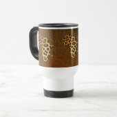 Karte der AFRICA Leopard Spots Wildlife Tasse (Vorderseite Links)