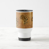 Karte der AFRICA Leopard Spots Wildlife Tasse (Mittel)