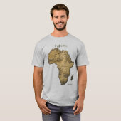 Karte der AFRICA-Serie T-Shirt (Vorne ganz)