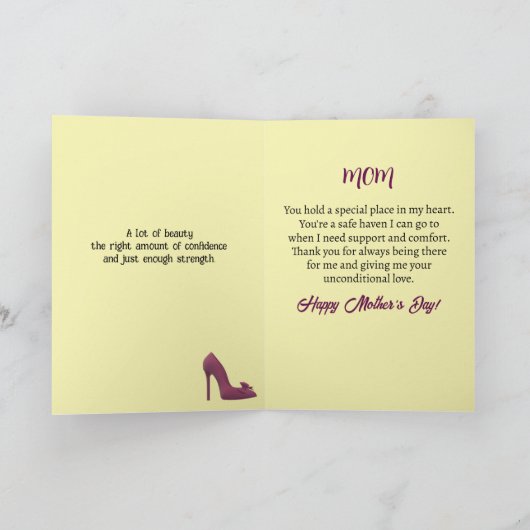 Karte der Afrikanisch-Amerikanischen Blumenmutter (Innenseite)