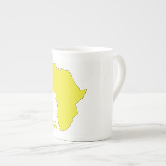 Karte der afrikanischen Tasse (Vorderseite Rechts)
