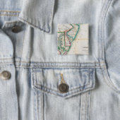 Karte der amerikanischen Küste Button (Beispiel)