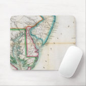 Karte der amerikanischen Küste Mousepad (Mit Mouse)