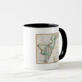 Karte der amerikanischen Küste Tasse (VorderseiteRechts)