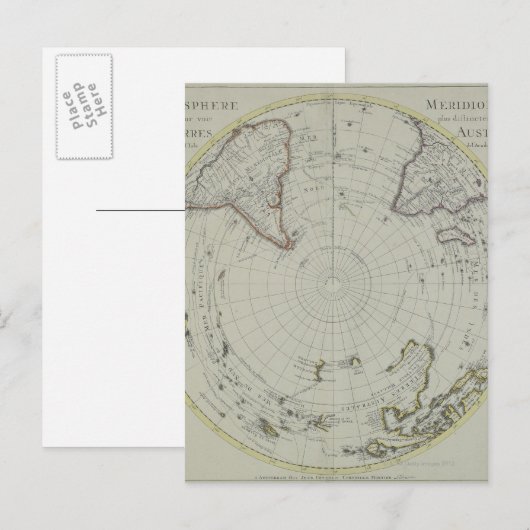 Karte der Antarktis 2 (Vorne/Hinten)