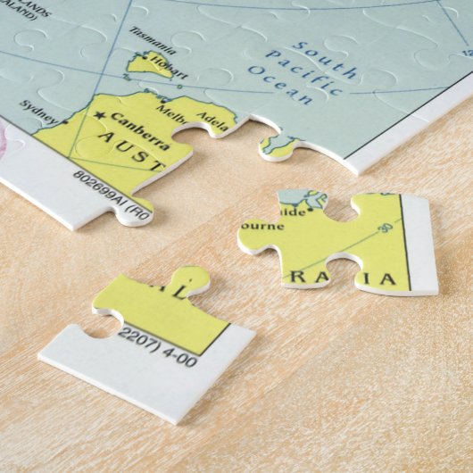 Karte der Antarktis (2000) Puzzle (Seite)