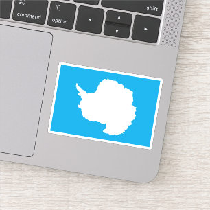 Karte der Antarktis Aufkleber