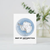 Karte der Antarktis (Geografie) (Stehend Vorderseite)
