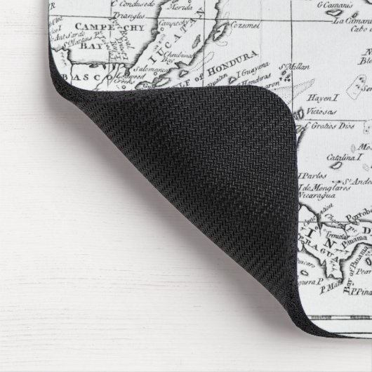 Karte der Antillen Mousepad (Ecke)