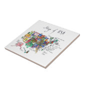 Karte der Anziehungskräfte von USA Fliese (Seite)