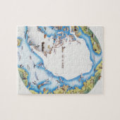 Karte der Arktis Puzzle (Horizontal)
