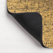 Karte der atlantischen Staaten Mousepad (Ecke)