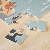 Karte der australischen Marsupials-Kinder Puzzle (Seite)
