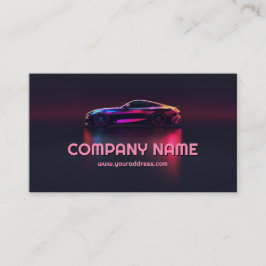 Karte der Automobilindustrie mit Gradienteneffekt