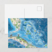 Karte der Bahamas (Vorne/Hinten)