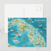 Karte der Bahamas (Vorne/Hinten)