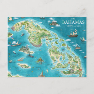 Karte der Bahamas