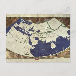 Karte der bekannten Welt, aus Geografie