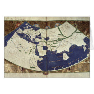 Karte der bekannten Welt, von 'Geographia
