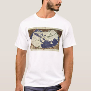 Karte der bekannten Welt, von 'Geographia T-Shirt