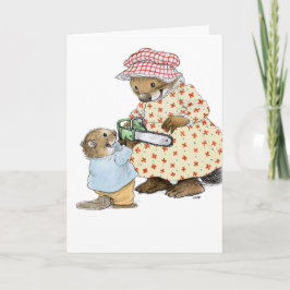 Karte der Biber-Mutter Tages