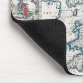 Karte der Britischen Inseln 2 Mousepad (Ecke)