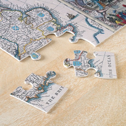 Karte der Britischen Inseln 2 Puzzle (Seite)