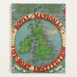 Karte der Britischen Inseln - Life-Boat Chart Planer