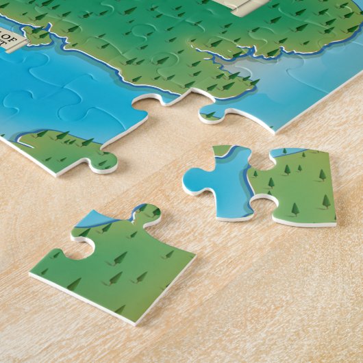 Karte der Britischen Inseln Puzzle (Seite)