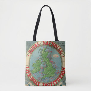 Karte der britischen Inseln - Tasche