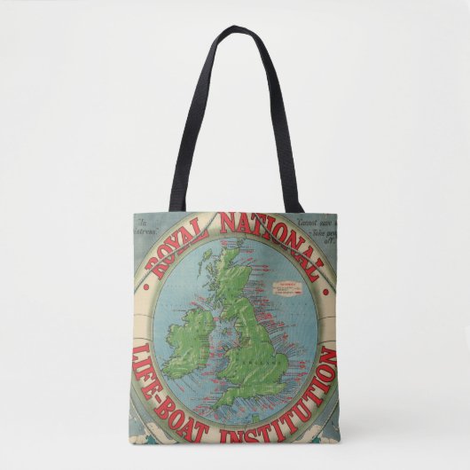 Karte der britischen Inseln - Tasche (Vorderseite)
