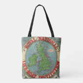 Karte der britischen Inseln - Tasche (Rückseite)