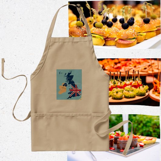 Karte der britischen Schürze