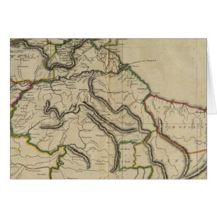 Karte der Caracas