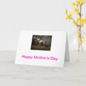 Karte der Chihuahua-Mutter Tages (Gelbe Blume)