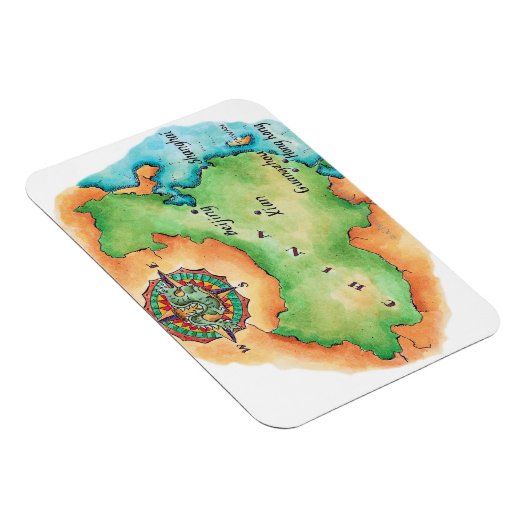 Karte der China Magnet (Rechte Seite)