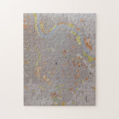 Karte der China Shanghai (1983) Puzzle (Vertikal)